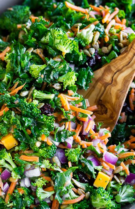 kale salad with peas